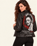 Cazadora Dalí | Pieza única pintada a mano — Talla XL