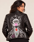 Cazadora Frida | Pieza única pintada a mano — Talla 2XL