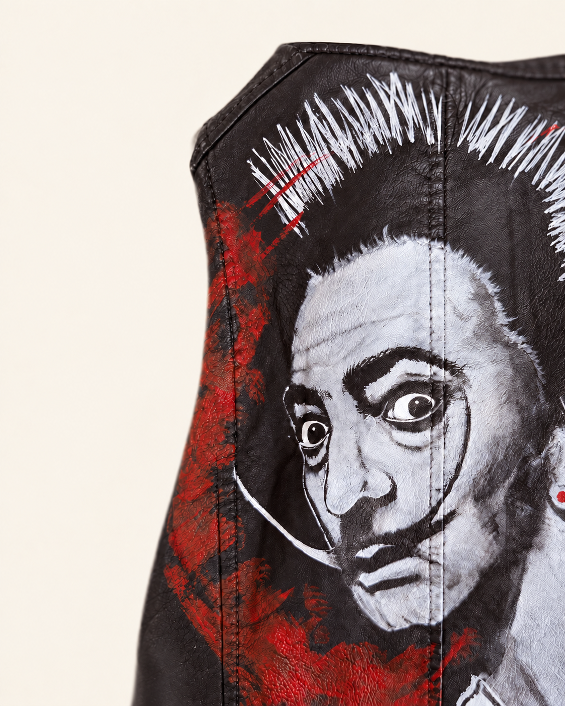 Cazadora Dalí | Pieza única pintada a mano — Talla XL