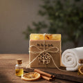 Jabón artesanal de Canela – cálido, exfoliante suave, natural, Mi Negra Bella