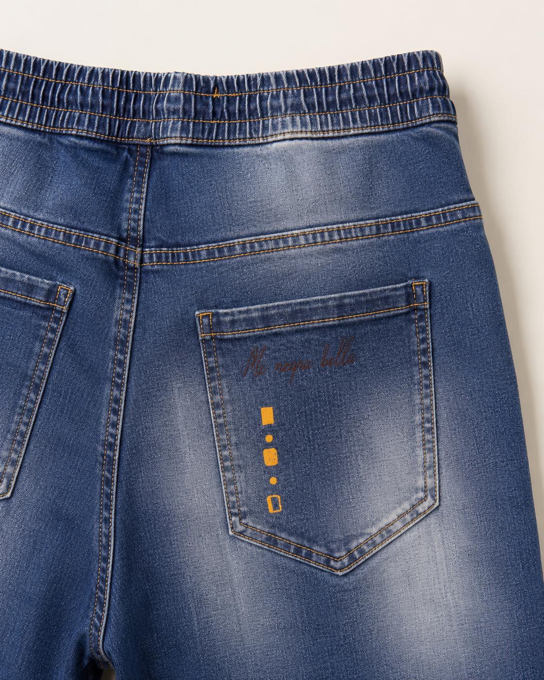 Pantalón vaquero baggy mujer talla L customizado a mano, jeans artísticos con estampado gráfico, pieza única Mi Negra Bella